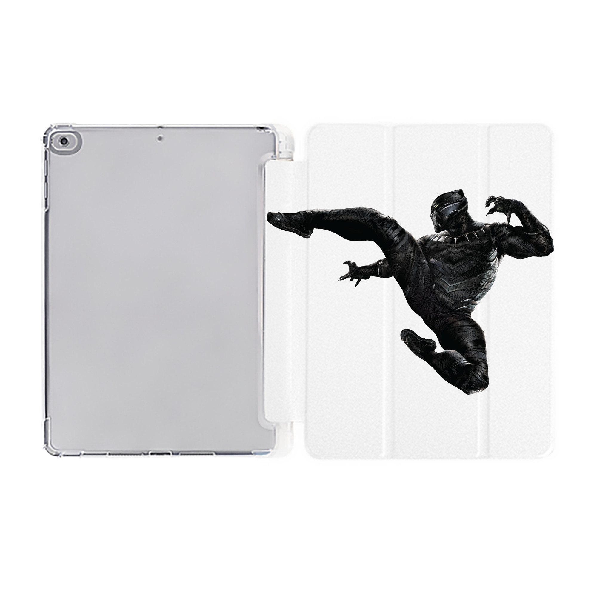 （画像用） アベンジャーズ The Avengers IPad ケース ペン収納付き 三つ折りスタンド PUレザー×シリコン 対応機種9.5/10.5/10.9インチ